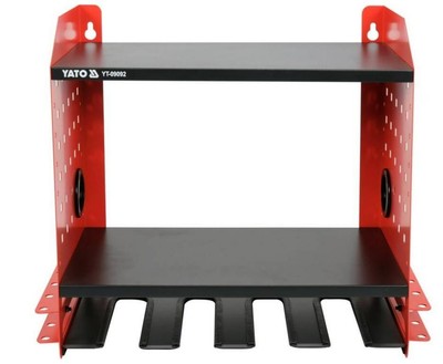 YATO Ablageboden Werkzeuglochtafel YT-09092 465mm 405mm 225mm Stahlblech