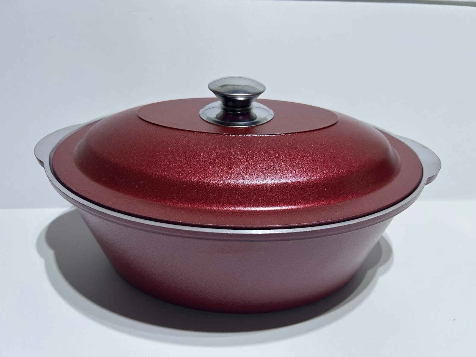 Red Kukmara Cast Aluminum Kazan New Cookware