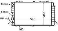 Mahle KüHler, MotorküHlung CR 396 000S FüR Audi