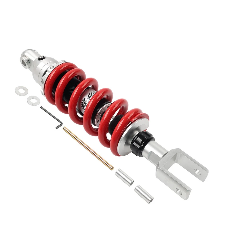 Amortiguador trasero 12MM Spring 345MM rojo para Honda NX650 DOMINATOR 88-94 93 Foto 2 de 4