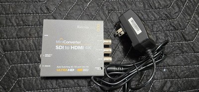 Blackmagic Design Mini Converter SDI to HDMI - Works Great!  With Power Supply.