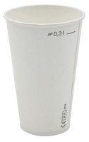 Braun & Company Becher Weiß Bynature 10 StüCk Einweggeschirr