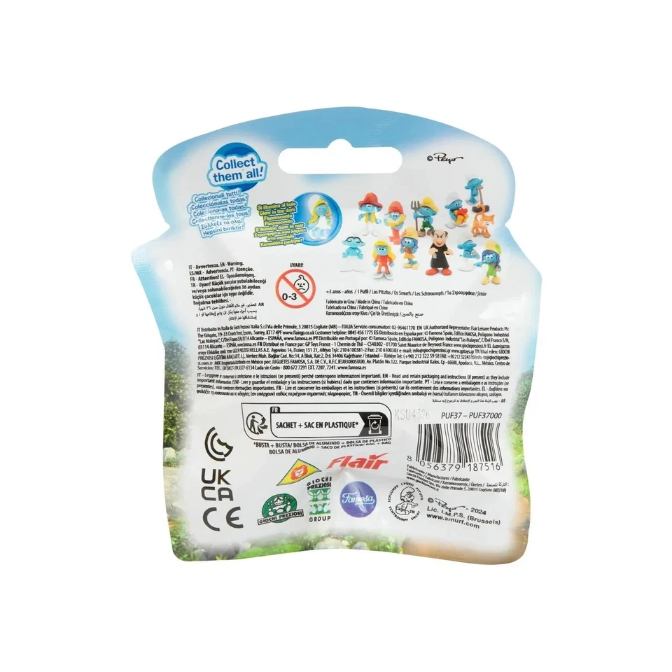 Giochi Preziosi Smurfs - Series 3 (2025): Papa Smurf w/ Book - 5,5 cm/ 2.2" - Image 4 of 4