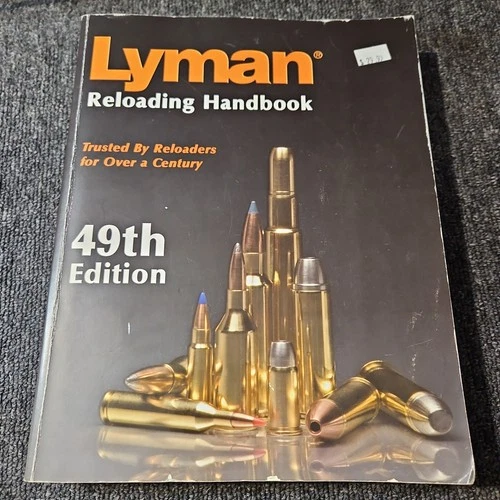 Lyman Reloading Handbook 49th Edition Cartridge Ammuniton Guns Load Data - product listing photo