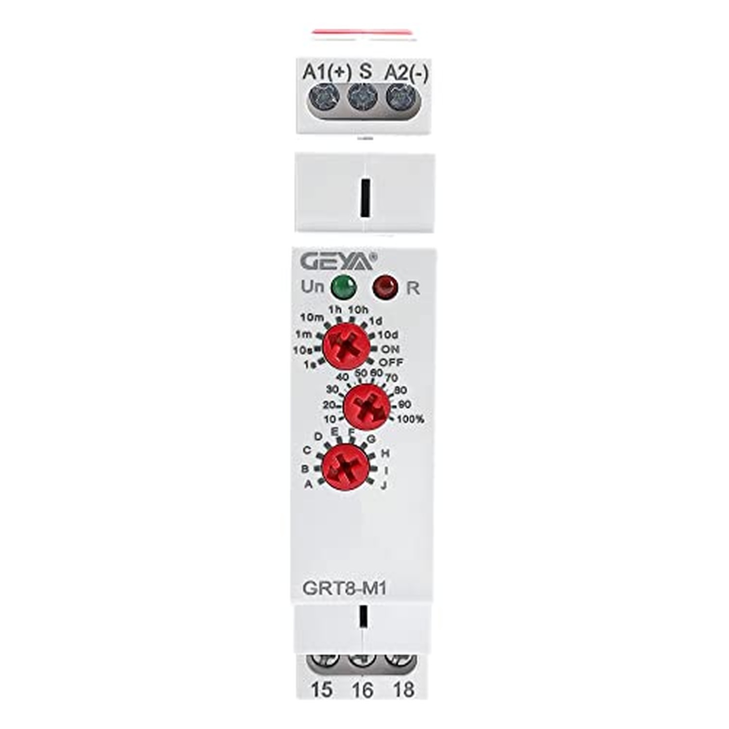GEYA 16A Multifunction Time Relay 10 Function Choices AC/DC12V-240V 1 Output ...