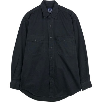 Used 90'S GAP Old Gap Long-Sleeve Cotton Shirt Men's Size S (approx.) Vintage