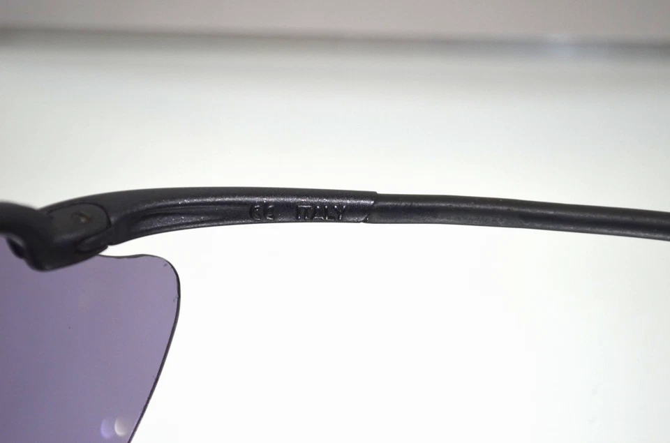 RARE Nike "Hyperion III SGT" Rimless Sunglasses Black/Purple Silver Y2K Golf - Image 3 of 4