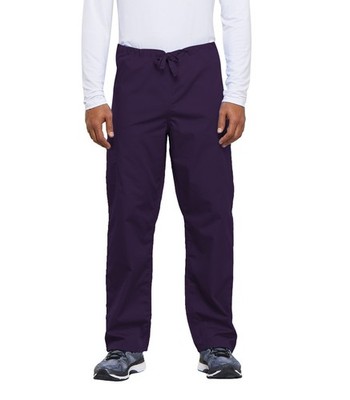 Cherokee Unisex Scrubs Drawstring Cargo Pant Short 4100S EGGW Eggplant Free Ship
