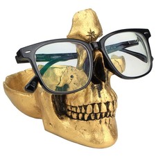 Skull Glasses Stand Holder, Creative Eyeglasses Holder, Sunglasses Spectacle ...
