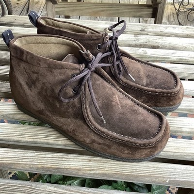 Hush Puppies Chukka Boots Mens Sz 10 US Brown Suede Lace Up 