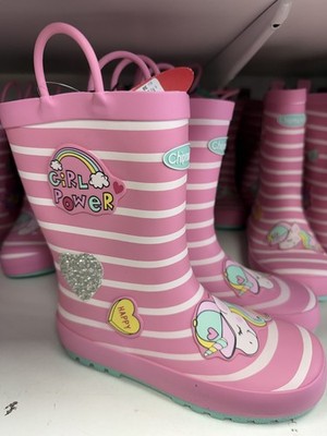Rosa Gummistiefel Größe 12