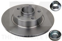 2X Bremsscheibe Nk 203658 FüR Vivaro Renault Primastar Opel X83 Trafic Nissan 2