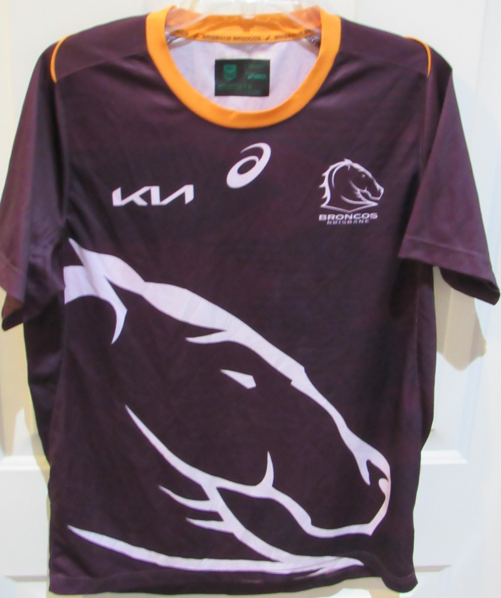 BNE Brisbane Broncos NRL Rugby League Jersey Adult Size Small