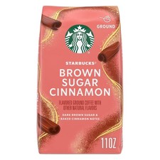 Starbucks Brown Sugar Cinnamon Ground Coffee 11 oz Flavored Coffee
