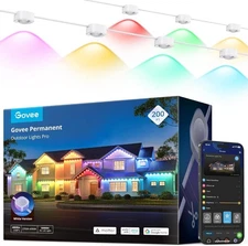 Govee Permanent Outdoor Lights Pro, 200ft with 120 RGBIC LED Lights for Daily