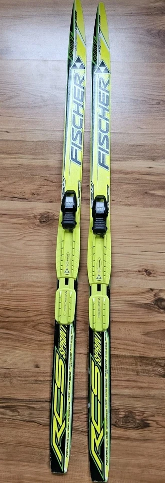 Fischer RCS Sprint Crown Junior 越野无蜡黄色滑雪板;110 厘米 NNN — 第 2/4 张图片