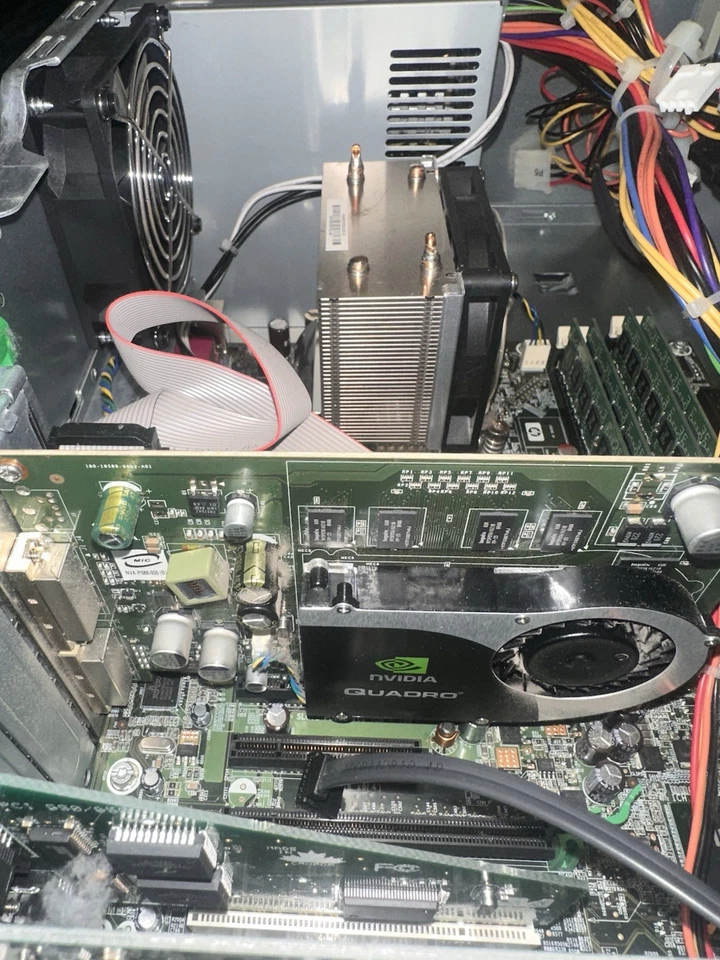 HP XW4600 Workstation Intel core 2 Nvidia Quadro No HD - Image 4 of 4