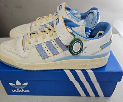 Adidas Forum 84 LG Mens Size 13 White Clear Blue Athletic Casual Shoes Sneakers