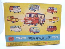 VINTAGE CORGI TOYS GS 24 COMMER VAN CONSTRUCTOR SET IN ORIGINAL BOX 1963