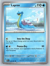 Lapras #016/091 SV: Paldean Fates Common - Pokemon Cards F48
