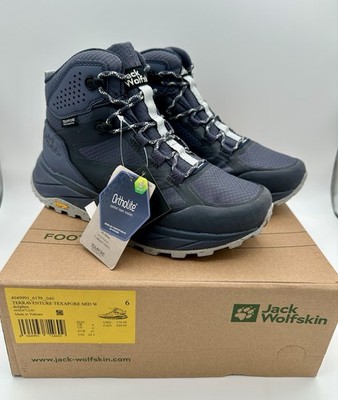 NEW Jack Wolfskin Terraventure Texapore Mid hiking boots Shoes women s 6 EU 37