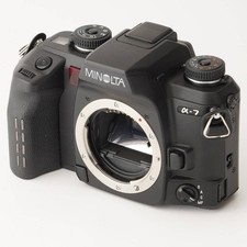 [FOR PARTS] Minolta α-7 alpha-7 35mm SLR Film Camera Body Black