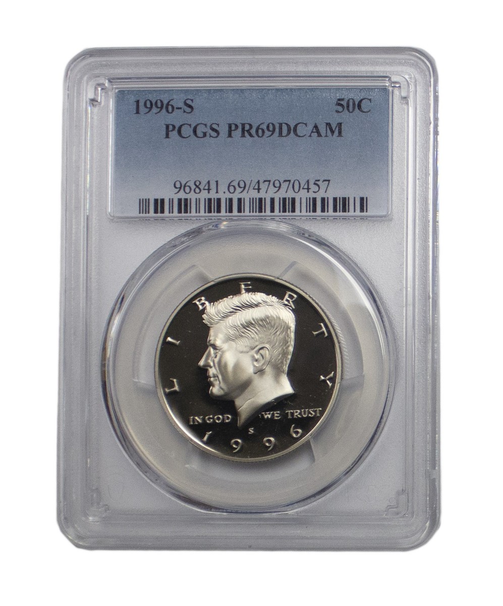 1996 -S Kennedy Proof Half Dollar DCAM PCGS PR69 | eBay