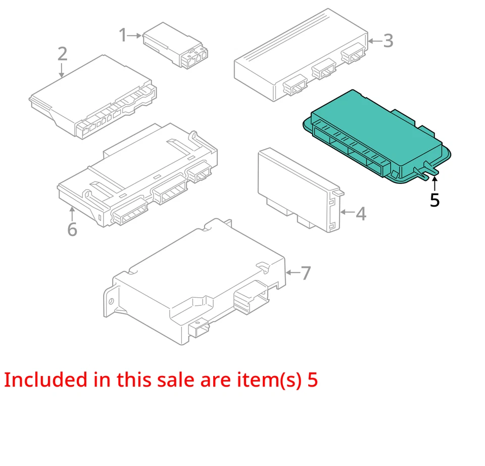 BMW 61359250459901 ECU Comfort Control Module BCM 2012-2019 BMW 640i 13 14 15 16 - Image 3 of 4