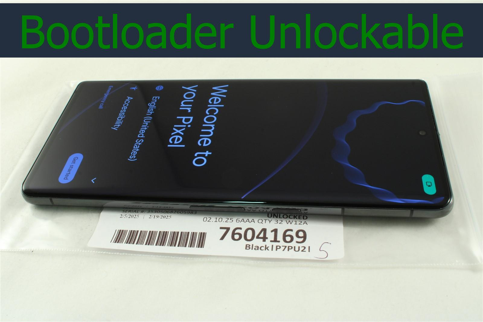 Google Pixel 7 Pro Unlocked AT&T T-Mobile Verizon Unlockable Bootloader 7604169