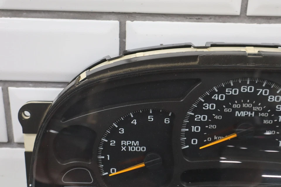 03-05 Chevy Silverado Sierra GMT800 Speedometer Cluster Blue LED's 189K 15114649 - Image 3 of 4