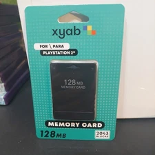 PlayStation 2 PS2 128MB Memory Card – Save Data Storage