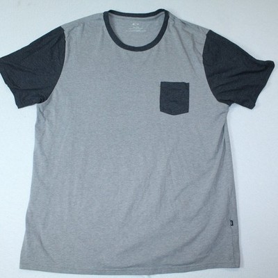 Oakley Gray Men Shirt XXL Short Sleeve Casual Short Sleeve Extra Extra Large