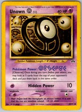 Unown [O] 69/75 Common Neo Discovery Unlimited HP on eBay