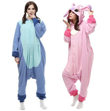 Unisex Adult Stitch Onesie881 Kigurumi Cosplay Costume Sleepwear Pajamas T1