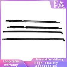 Window Moulding Weatherstrip Seal Belt For Toyota For Corolla Door Outside Black