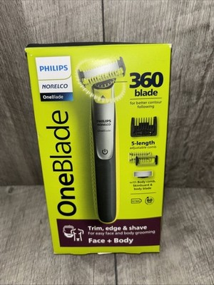 New Philips Norelco OneBlade 360 Blade Face + Body Shaver QP2834/70