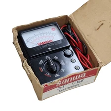 Vintage Sanwa Electrical Instrument Multimeter Model SP-6YDII