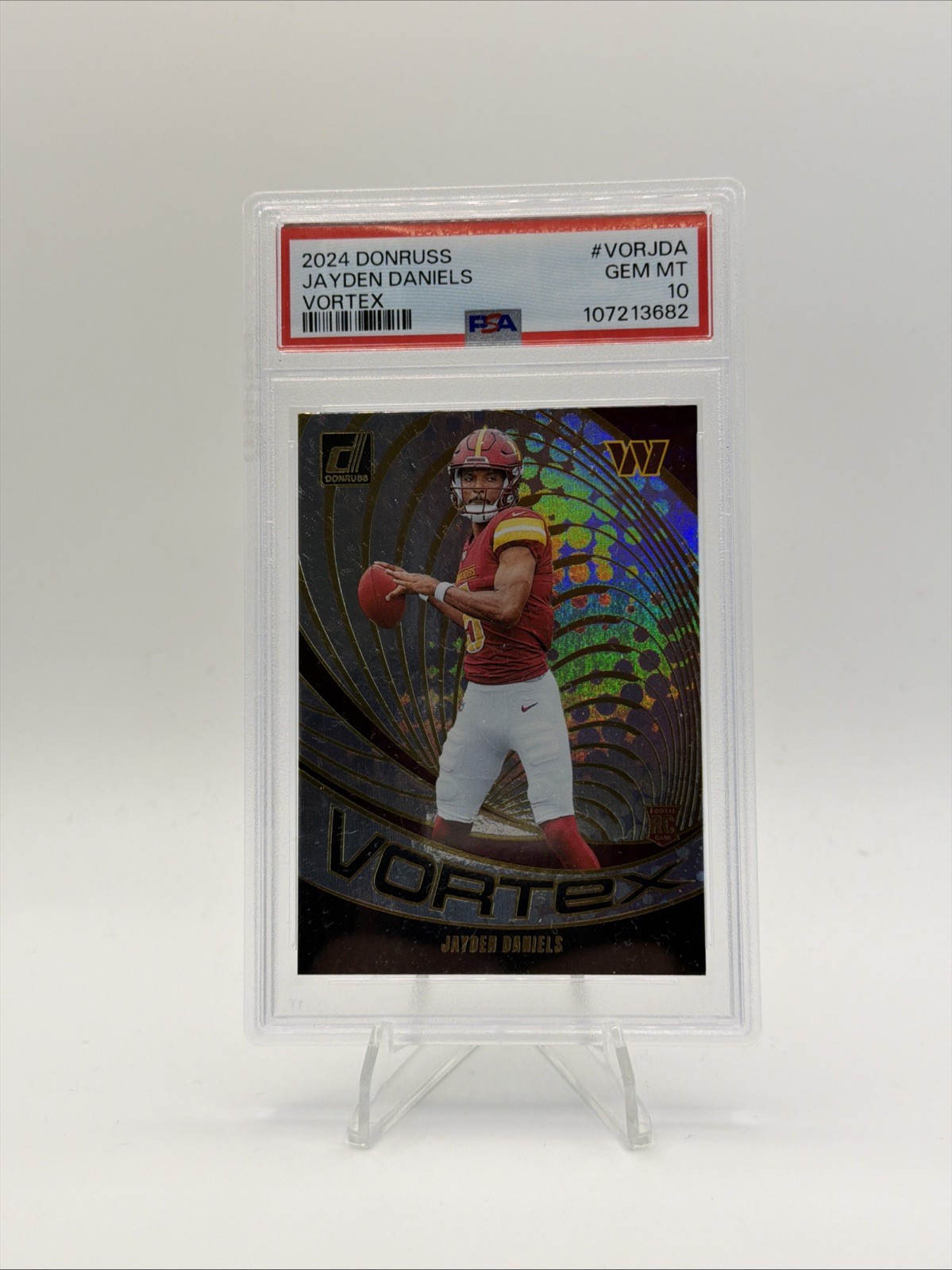 Jayden Daniels Panini Donruss Vortex #VORJDA Base