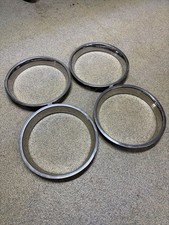 4x original VW Chromringe Felgenringe 13“ 14“ Zoll VW Golf Passat