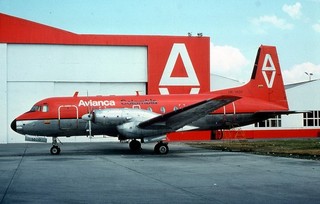 Original Aircraft Slide Avianca HS.748 HK 1409 Bogota 1981 (A027)