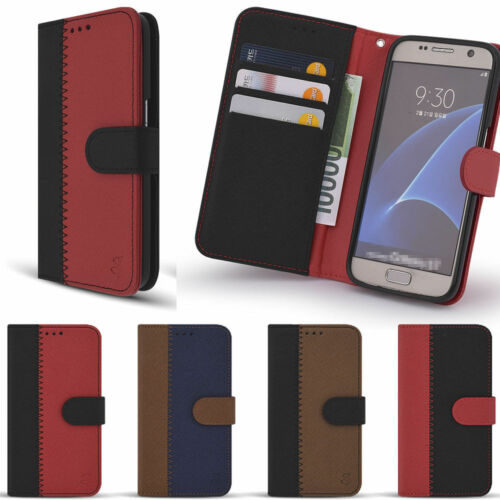 S-Natural Wallet Case for Samsung Galaxy Note20 /Ultra/ Note10 Note9 Note8 Note5
