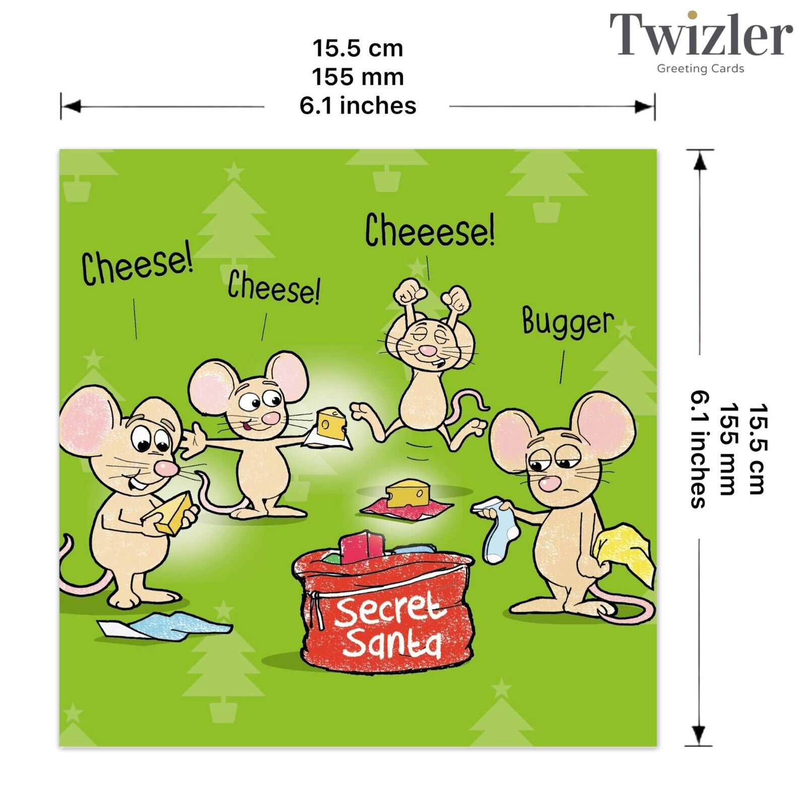 Merry Christmas Card with Mice Secret Santa - Xmas Card - Funny Christmas Card 5060014999764 | eBay Merry Christmas Card with Mice Secret Santa - Xmas Card - Funny Christmas Card 5060014999764 | eBay