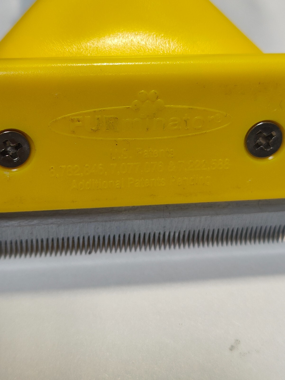 FURminator deShedding Tool - Edge For Long Hair Dog Size M  2.65 inch, Pre-owned