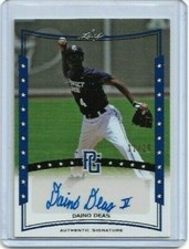 Daino Deas Auto /25 2014 Leaf Perfect Game Blue Autographs #A-DD1