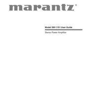 Marantz SM11S1 Amplifier Owners Manual