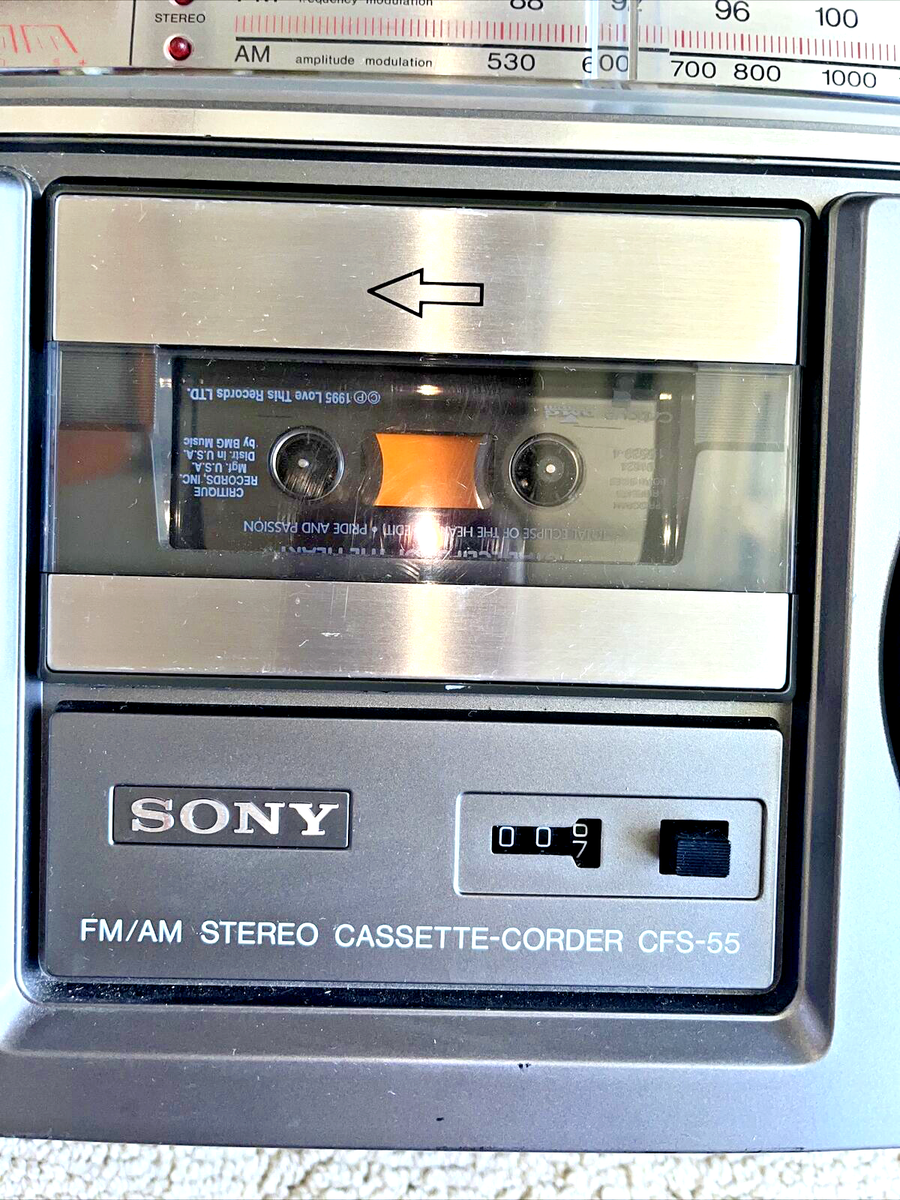 ♪SONY CASSETTE-CORDER CFS-V1ジャンク♪ ♪SONY CASSETTE