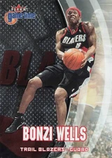 2000-01 Fleer Game Time Basketball #5 Bonzi Wells
