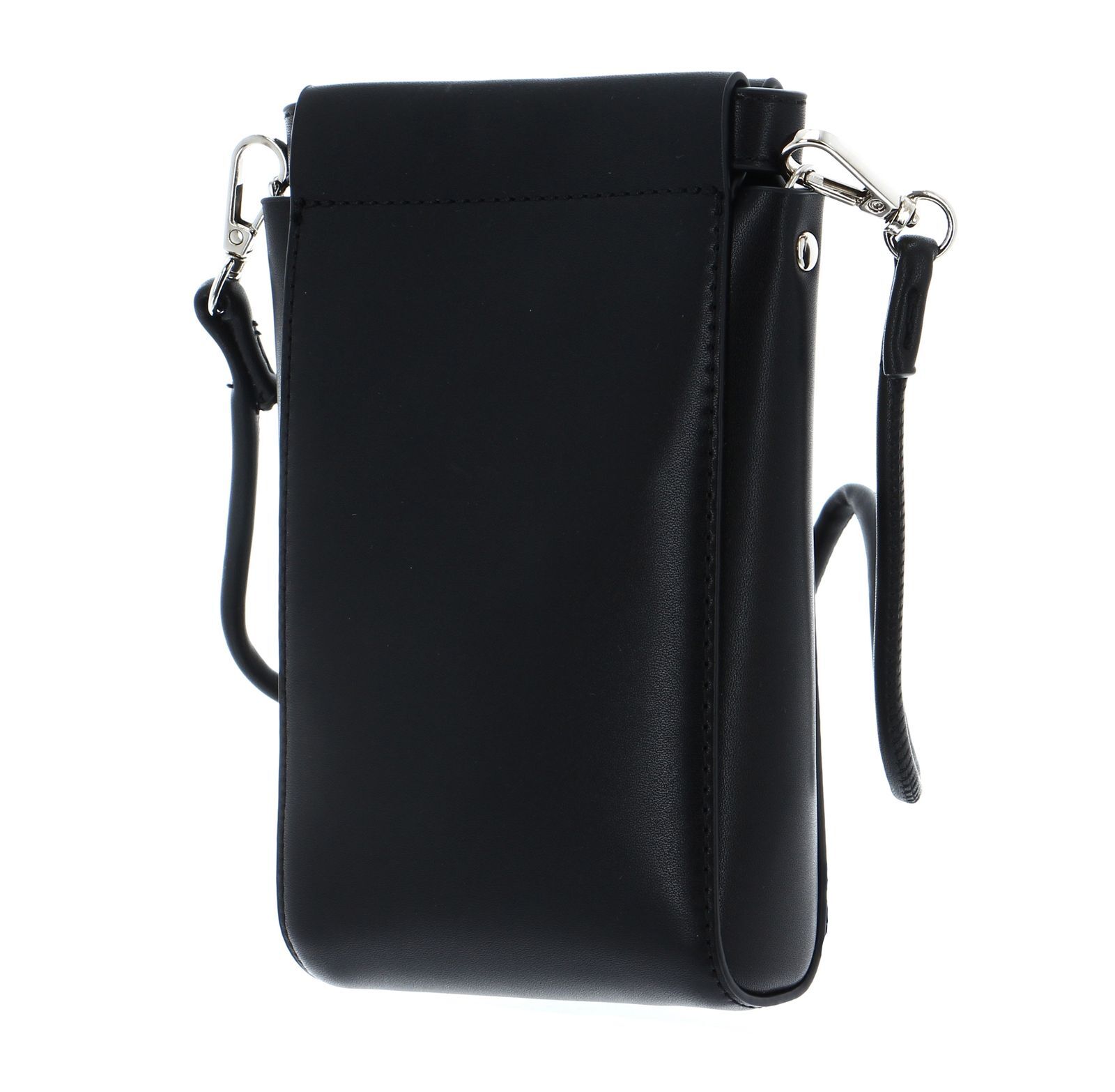 Borsa A Tracolla Mabel London In PU Vegan - Piccola, Con Porta Cellulare, Nera