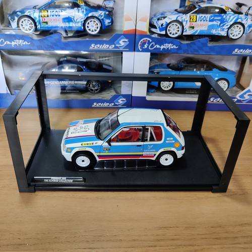 SOLIDO PEUGEOT 205 RALLY 1.9L MK1 SCHWRAB COLLECTION 1990 1:18 NUEVO S1801716 - Imagen 5 de 16