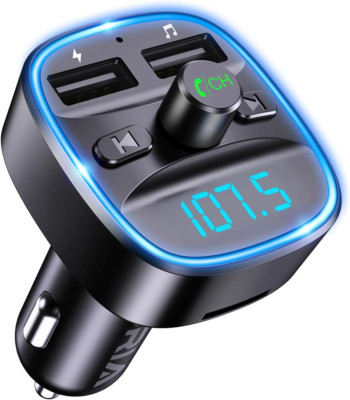 ORIA Bluetooth Adapter Auto, FM Transmitter Auto Bluetooth 5.3, Rauschunterdrück